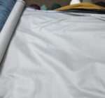 White Plain Poly-Cotton Shirting Fabric