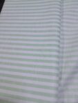Mint-Green & White Breton-Stripe Linen-Blend Fabric