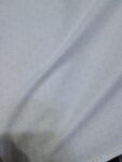 Premium White Cotton Jacquard Fabric with Beige Geometric Motif Design