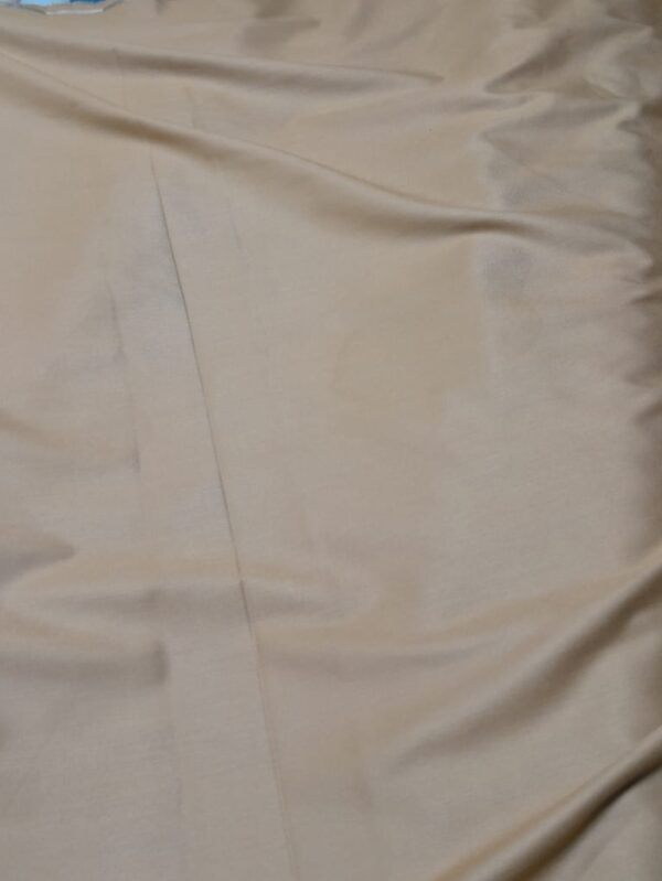 Soft Beige Poly-Viscose Suiting Fabric – Matte Finish