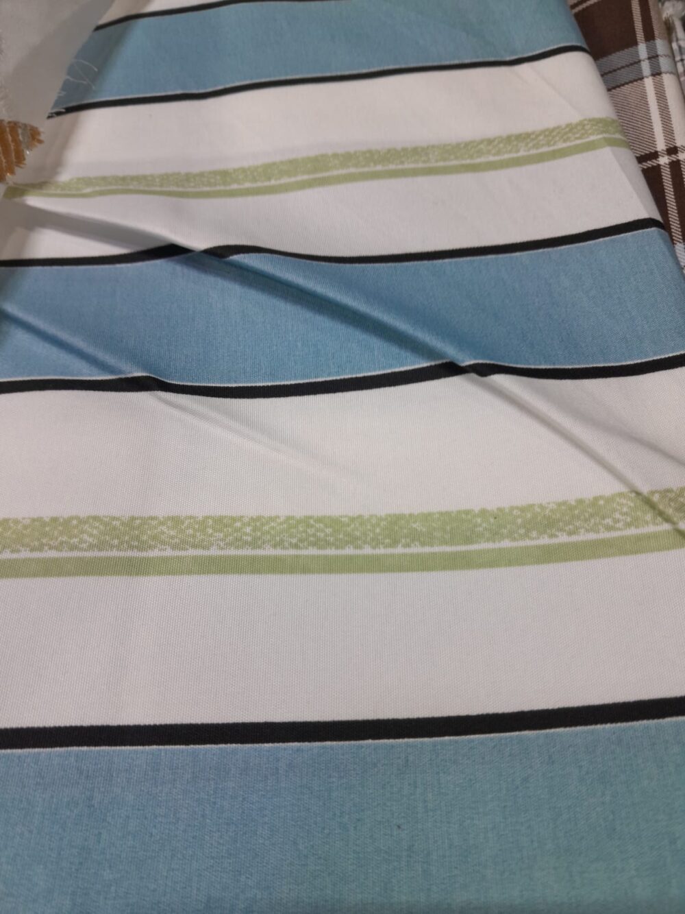 Premium Blue & White Striped Shirt Fabric – Cotton Blend – Casual Wear (Shirt Piece)