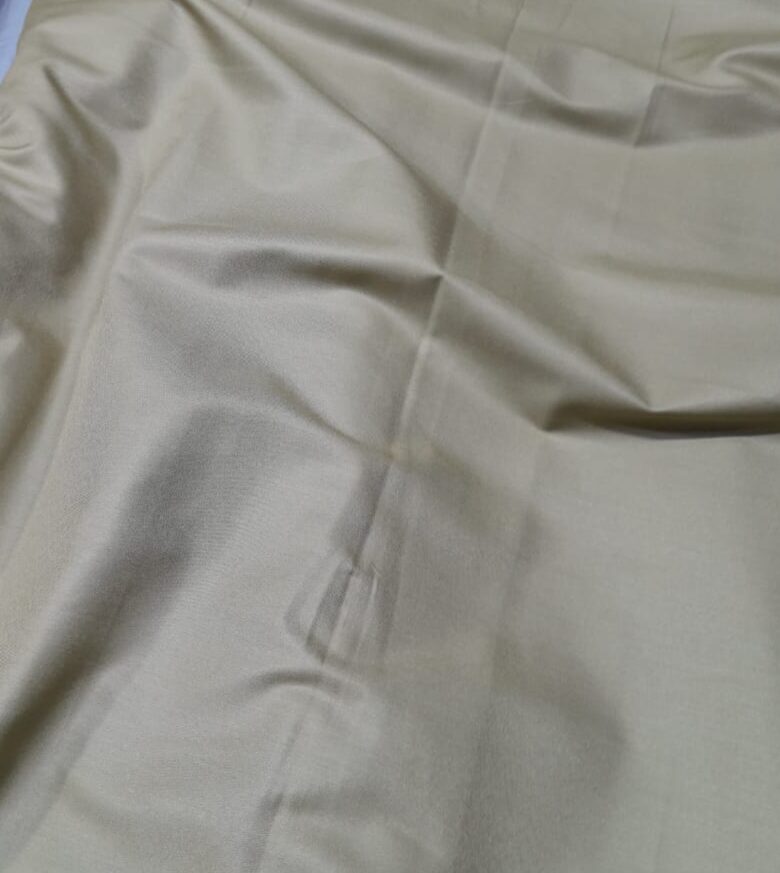 Light Olive Poly-Viscose Suiting Fabric – Matte Finish